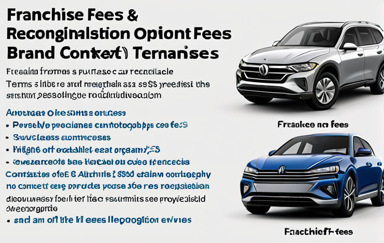 A detailed breakdown of franchise fees, highlighting the differences in costs based on brand recognition, services offered, and contract terms, emphasizing the importance of thorough comparison like scrutinizing car options before purchase.