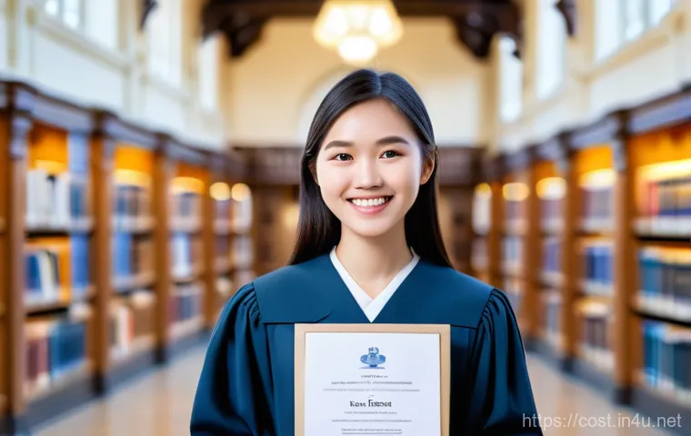 미국 유학비 - A vibrant and diverse group of 5-7 teenagers, aged 15-17, including East Asian, North American, and ...