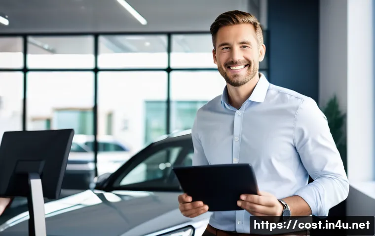 차량 렌트 비용 - **Prompt 1: Savvy Business Owner with Rental Benefits** A cheerful male personal business owner ...