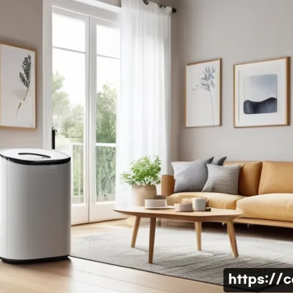 가전제품 렌탈비 - A modern living room scene showcasing a sleek rental home appliance setup including a compact washin...